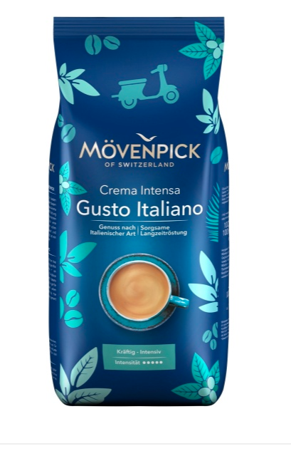 NEW! Кофе в зернах Movenpick Caffe Crema Gusto Italiano  1 кг
