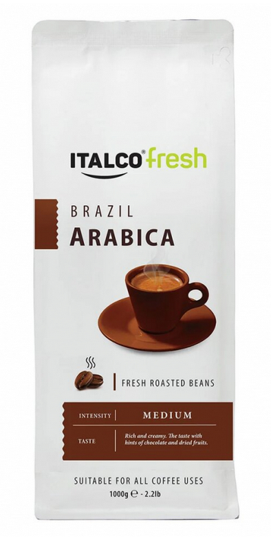 Кофе в зёрнах ITALCO Arabica Brazil, 1 кг