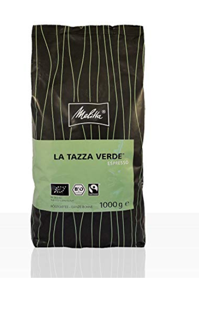  Melitta La Tazza Verde Organic Espresso, органический кофе в зернах, 1кг нет в наличии